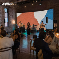 Pantalla LED para Salón de Baile P3.91, Pantalla LED de Alquiler para Interiores de 500x500 mm, 7680 Hz, Video Wall para Escenarios, Bodas, Eventos