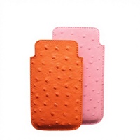 Étui de luxe en cuir véritable pleine fleur, imperméable et anti-rayures pour 6/6s/7/8 4,5 pouces, logo personnalisé du fabricant