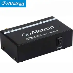Alctron AUDIO MM MC Mini Audio elettronico Stereo Phono preamplificatore per giradischi con uscita RCA MX-4