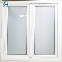 Fenêtres à battants modernes en PVC en gros, verre trempé, certifiées Energy Star, garantie de plus de 5 ans, pour villa et chambre à coucher