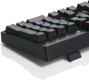 <span class=keywords><strong>Clavier</strong></span> de jeu mécanique filaire USB-C 104 touches avec interrupteurs Outemu, rétroéclairage RVB, touches programmables et fonction Plug and Play - Product Image 2