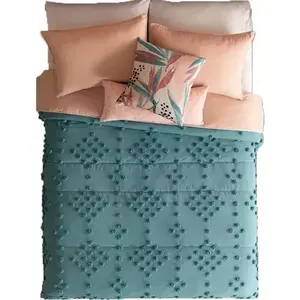 Housse de couette Vianney, taille double/queen, motif géométrique imprimé, microfibre, literie pour la maison - Product Image 5