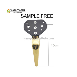 Gambe per <span class=keywords><strong>Divano</strong></span> YANYANG, Supporto Conico Inclinato 15cm, Piedi in Metallo Affusolati per Tavolo e Letto, 6 Pollici - Product Image 4