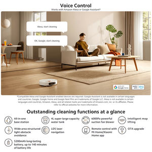 Original para <span class=keywords><strong>Xiaomi</strong></span> <span class=keywords><strong>Robot</strong></span> Vacuum X20 + 6000Pa Succión 5200mAh Batería Inteligente LDS Aspirador de barrido inalámbrico - Product Image 6