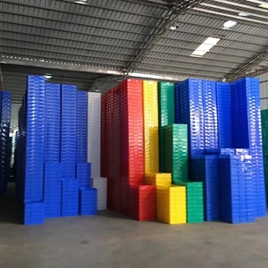 Wholesale price customized food plastic tubs egg transport plastic crate