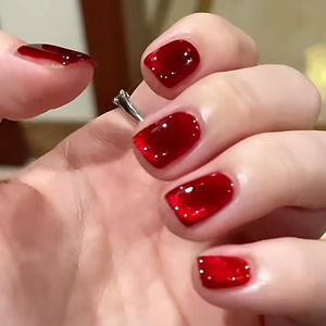 Nuevo Esmalte de Uñas en Gel Ojo de Gato Rojo <span class=keywords><strong>Cereza</strong></span> en 6 Colores, Esmalte de Uñas en Gel Ojo de Gato Rubí para Salón de Uñas - Product Image 3