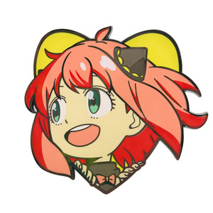 Broche de metal esmaltado de chica anime, pin de dibujos animados para bolsa, mochila, insignia, regalo, venta al por mayor - Product Image 5
