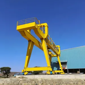 China U Type Double Beam Gantry Crane With Hook 60 Ton 50 Ton 40 Ton 30 Ton For Marble Factory