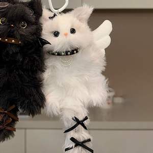 <span class=keywords><strong>Halloween</strong></span> Twist Stick Kaninchen Superweicher Plüsch-Anhänger Handgemachtes DIY Kurzset Ornament Geschenk Geburtstag der Freundin Gewichtet - Product Image 6