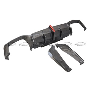 Carbon Fiber KBE Type Diffuser Rear Bumper Chin <b>Lip</b> Spoiler <b>Splitters</b> for BMW F98 X4M 2019 - 2022 Auto Tuning - Product Image 3