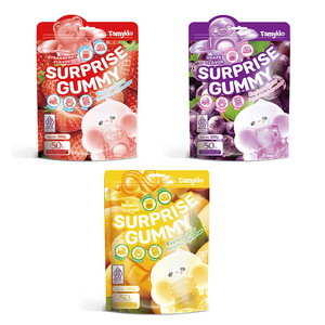 Le plus récent bonbon pelable Halal gommeux dessin animé intérieur petit ours petit dinosaure pingouin tortue <span class=keywords><strong>de</strong></span> <span class=keywords><strong>mer</strong></span> pieuvre Surprise bonbons - Product Image 6
