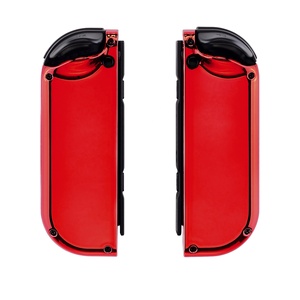 For Nintendo <b>Switch</b> Handle Cover, Custom <b>Chroming</b> Red Full Controller Shell Kit - Product Image 4