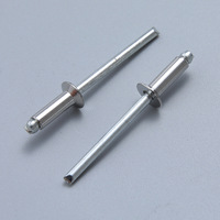 Promotion ADeli - Rivets aveugles à tête plate ronde en acier inoxydable 304 nickelé, norme GB12617, vente en gros pour fabricants