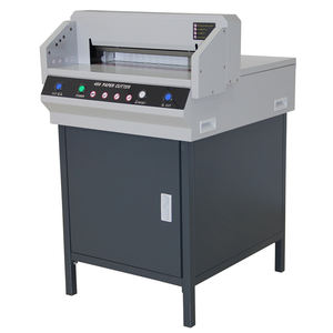 Mini máquina cortadora de papel industrial semiautomática, máquina cortadora de 450v y 450mm, tamaño pequeño, tamaño a5, a3 y <span class=keywords><strong>a4</strong></span> - Product Image 1