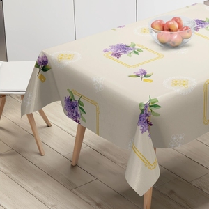Nuevos diseños impermeable a prueba <span class=keywords><strong>de</strong></span> aceite verde PVC impreso vinilo mantel rollo - Product Image 5