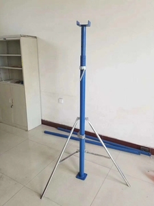 เสาเหล็กนั่งร้านสำหรับคอนกรีตอุปกรณ์ประกอบฉากรับเสาเหล็กกัลวาไนซ์แบบยืดหดได้ - Product Image 2