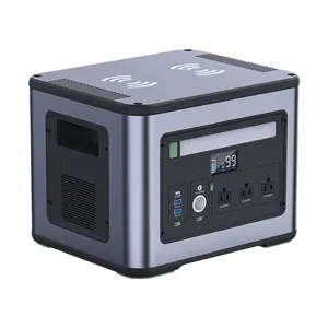 Super Compact Size 2000Wh Lirhium Portable Power Station LiFePO4 Battery Solar Generator 2000W for EV RV camping caravan