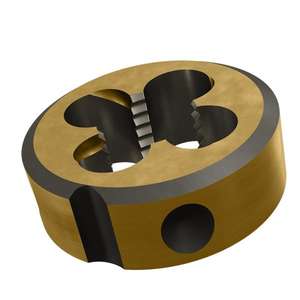 KRINO - 1216514X2 HSS-TIN Round die - EAN 8014249249283 POWER <b>TOOLS</b> ACCESSORIES <b>THREAD</b> REPAIR ACCESSORIES - Product Image 2