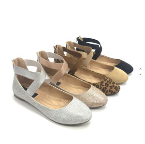 Zapatos Planos de Ballet Cómodos para Mujer, Bailarinas Clásicas con Correa en el Tobillo, Productos Nuevos <span class=keywords><strong>2022</strong></span>, Tiras Cruzadas Elásticas, Cierre Trasero con Cremallera - Product Image 1