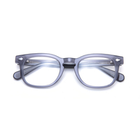 Montures de lunettes de luxe en acétate faites à la main par des designers italiens, rondes, Mazzucchelli OEM, assortiment de lunettes fabriquées à la main par le fabricant