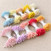 . Stamen Bunga Pastel Mutiara untuk Bunga Buatan Tangan, Kerajinan Bunga DIY, dan Perlengkapan Dekorasi Pernikahan