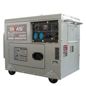 TAVAS CE ISO EURO5 DG8500SE 6.5KW 7KW三相等出力空冷192モーターディーゼル発電機