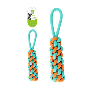 Nunbellpets dayanıklı düğüm halat oyuncak küçük ve büyük yavrular için diş taşlama kabartma Pet oyuncak sıkıntı hafifletmek için - Product Image 2