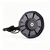 Feux de signalisation LED 32W, lumière stroboscopique d'avertissement, IP65, montage magnétique à vis, boîtier en polycarbonate, 5 couleurs clignotantes, 12-24V, garantie de 12 mois