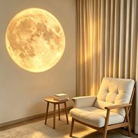 Projecteur planétaire HD, lampe LED de projection Lune et Terre, lumière d'ambiance télécommandée pour chambre, fête, photographie et fond de scène