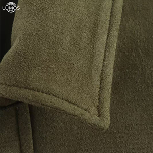 Blouson Bomber Chic en Daim Lumos pour <span class=keywords><strong>Femme</strong></span>, Nouvelle Collection Printemps 2025, avec Col Revers, Manches Longues, Style Vintage, Vêtement d'Extérieur Féminin Élégant - Product Image 6
