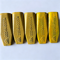 Diente de Ripper Shantui 222-84-00004 para Motoniveladora SG21-G/SG18-G/SG24-G, Forjado y Tratado Térmicamente, Acero Aleado 31Si2CrMoB Resistente al Desgaste