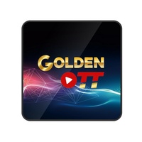 Boîtier TV Android Ott Golden TV98 Series Allwinner H313 4 Go de RAM 32 Go de ROM Double Wi-Fi LAN 100M 1080P Prise en charge Android 14 Lecteur IPTV