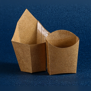 Vassoio in Carta Kraft di Grado Alimentare a Forma di Corno di Toro Dorato, Scatola Personalizzabile per Cioccolato, Barrette al Latte, Sandwich al Formaggio - Product Image 2