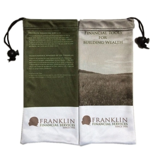 custom logo printed microfiber glasses <strong>phone</strong> pouch with drawstring - Product Image 1