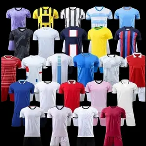 Özel boş futbol futbol formaları 2022/2023 futbol maç erkekler futbol tişörtü kulübü özel jersey seti