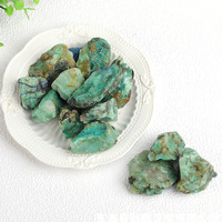 Vente en gros de pierre précieuse verte africaine naturelle phénix turquoise pierre d'arôme brut