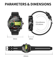 Jam tangan pintar TWS 2IN1 pria, arloji Cerdas olahraga 1.52 "IPS Fitcloudpro BT panggilan pemutar musik dengan Earphone T95