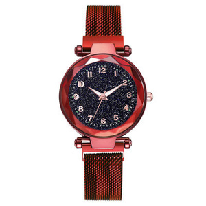 Orologio da <span class=keywords><strong>Donna</strong></span> con Quadrante Luminoso Digitale, Cinturino in Lega con Magnete, Stile Cyber Star Fashion - Product Image 3