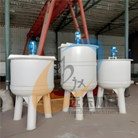Cuve de mélange anti-corrosion en PP/PVC de 100L à 5000L avec agitateur chimique pour nettoyant WC, eau de Javel, acide et liquides alcalins