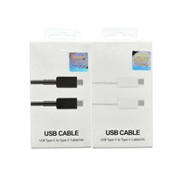 Câble de données Type-C 5A compatible avec S22/S23, prend en charge la charge rapide 45W 2C/3A 2.0, 1,8 m