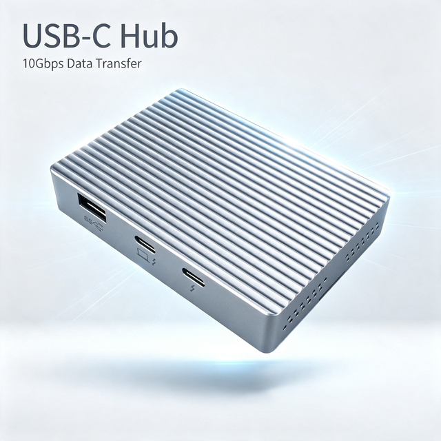 ITGZ 40Gbps Thunderbolt 3 Dual Bay SSD Docking Station JHL7440 Aluminum External Box with 30cm TB3 Cable