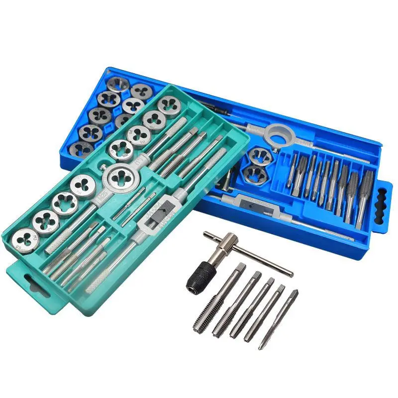 Case Closing Dies Set Arc Compression Sets Adjustable Stock 56Pcs Taps And 40Pcs Tap & Die Set