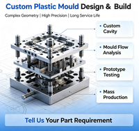 Servizio di Prototipazione Rapida e Lavorazione su Misura di Coperture in Plastica, Stampi in Plastica e Gomma Moldatech Modello 01
