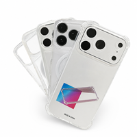 Coque de téléphone transparente anti-chute en TPU, coque de protection pour iPhone 17 Pro