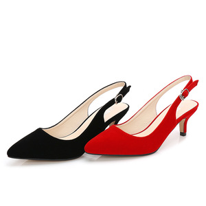 Chaussures de luxe Sh11421a 2025 à talons de <span class=keywords><strong>5</strong></span> <span class=keywords><strong>cm</strong></span>, chaussures habillées à <span class=keywords><strong>talon</strong></span> bas, slingback pour femmes - Product Image 5