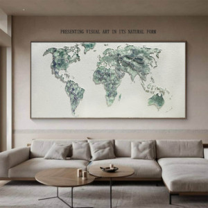 2025 Bán Buôn Tùy Chỉnh Tường Trừu Tượng Nghệ Thuật Wabi Sabi Khách Sạn Tường Nghệ Thuật 100% Handmade 3D Kết Cấu Thạch Cao Sơn - Product Image 3