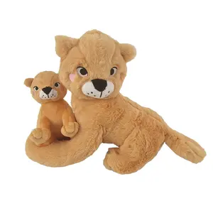 Oem plush toy stuffed animals baby and mother soft toys stuffed animal wholesale manufacture with custom design