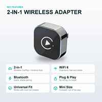 Adaptateur USB sans fil CarPlay Android Auto pour navigation automobile, dongle de voiture mains libres, diffusion de musique, commande vocale pour SUV et berline