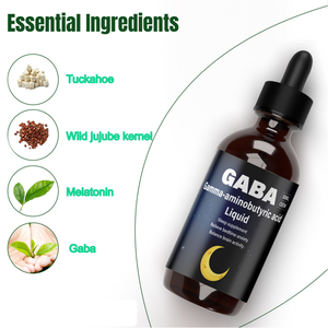 Amostra Disponível Personalização Private Labels GABA Drops Health Food Supplement Líquido Ácido Gamma-Aminobutírico - Product Image 2