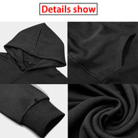 Sweatshirts à Capuche Personnalisés d'Usine avec Logo Imprimé, Surdimensionnés en Polyester pour Sublimation, Coupe Ample pour Hommes et Femmes